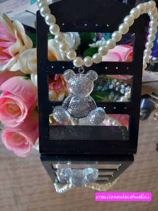 Collar de perlas oso (estilo Bimba y Lola)