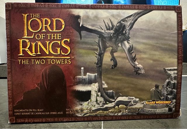 Nazgûl en Bestia Alada con Frodo (ESDLA/Warhammer)