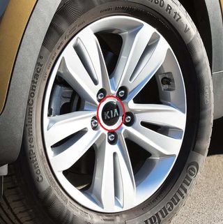 TAPA TAPACUBOS PARA CENTRO DE LLANTAS KIA LOGO
