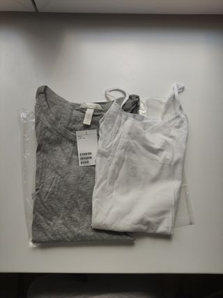 Pack 2 camisetas PREMAMÁ talla S NUEVAS 
