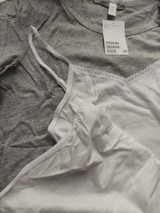 Pack 2 camisetas PREMAMÁ talla S NUEVAS 