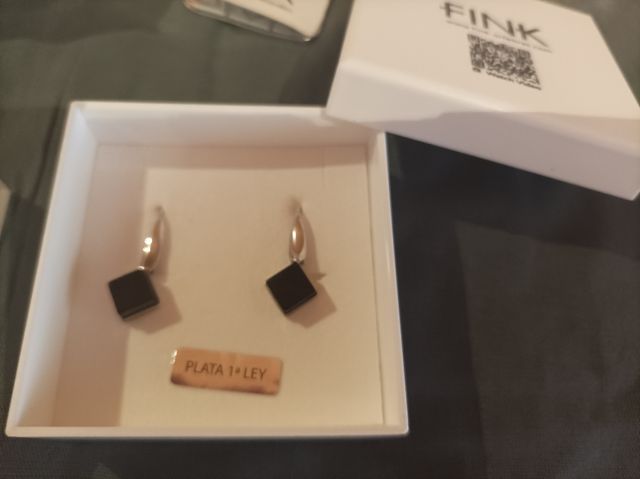 conjunto plata 1a ley y Azabache