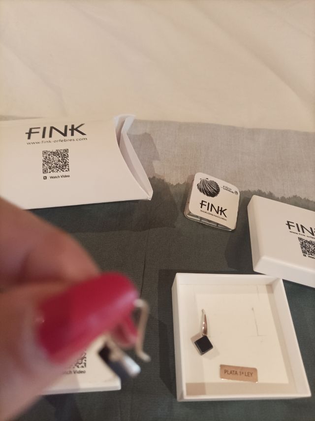 conjunto plata 1a ley y Azabache