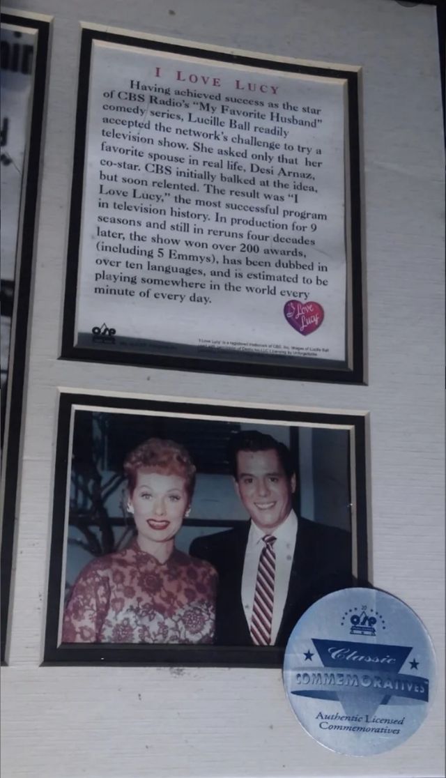 Certificado autenticidad I love Lucy