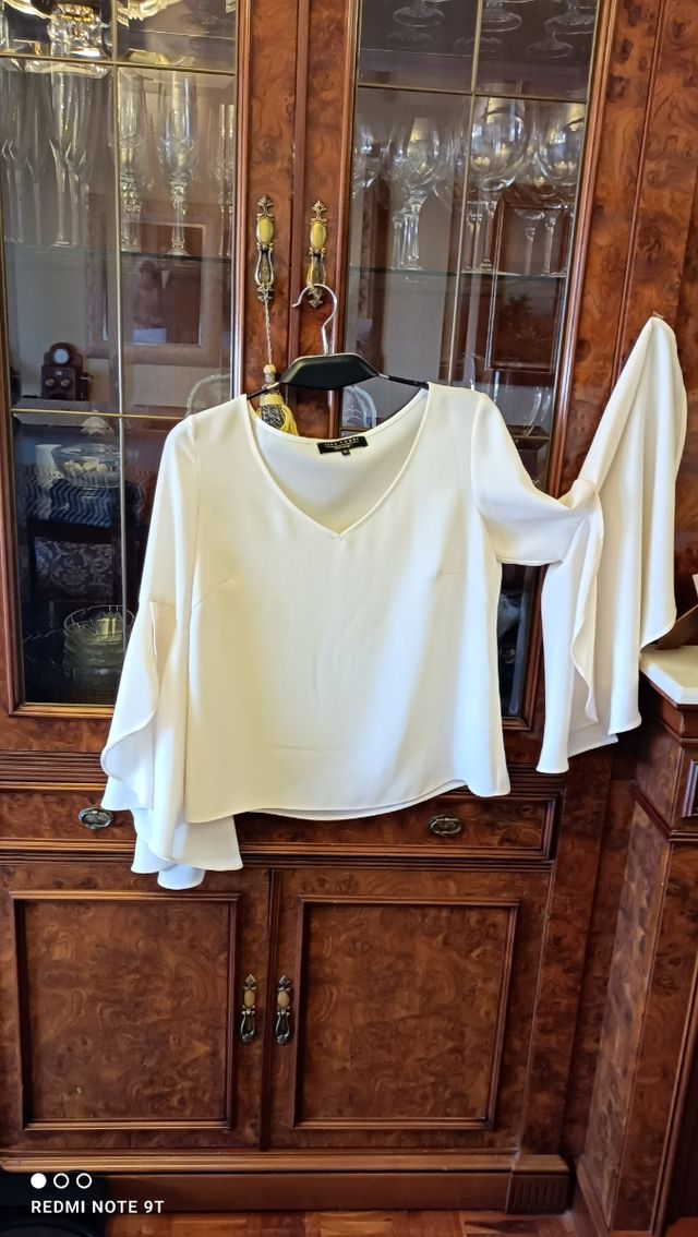 Elegante y cómoda blusa Manga tipo kimono