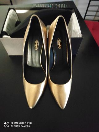 Scarpe donna oro