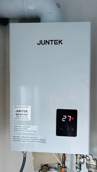 Calentador estanco de 13 L termostatico Gas Ntural