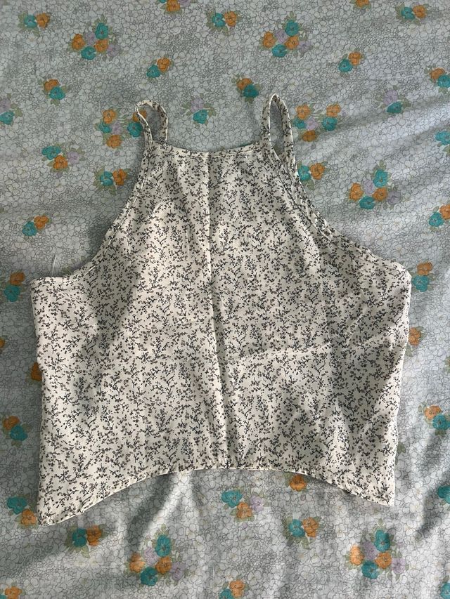 Top flores halter