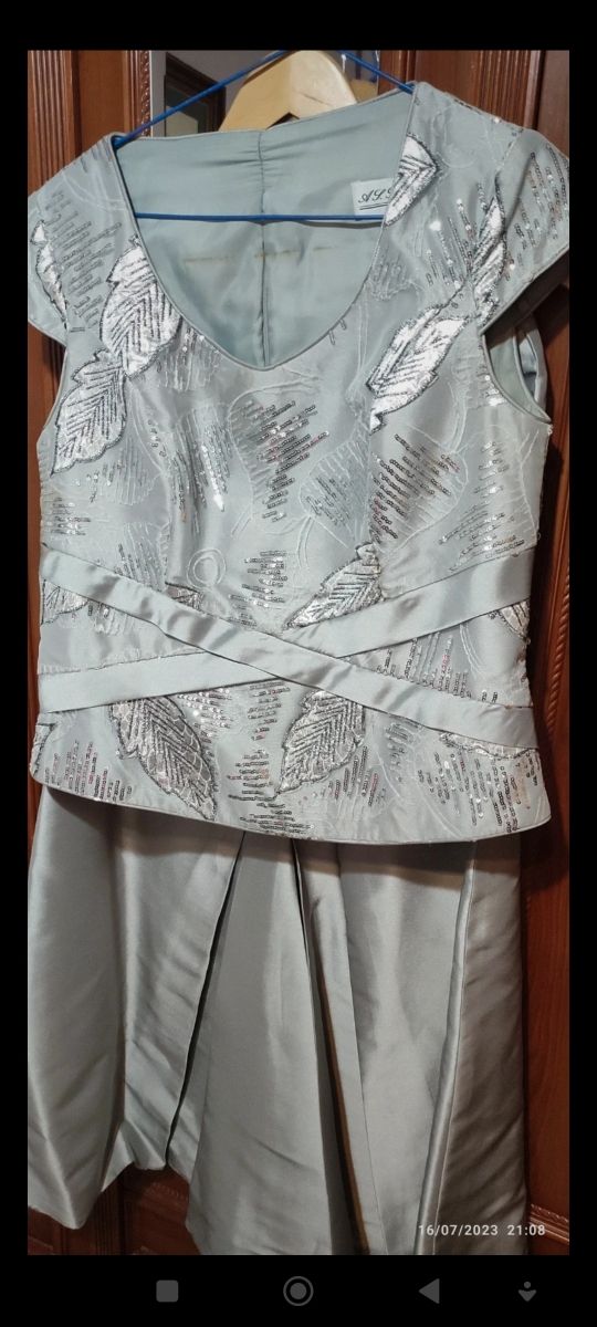 Traje de 3 piezas de Madrina de Boda