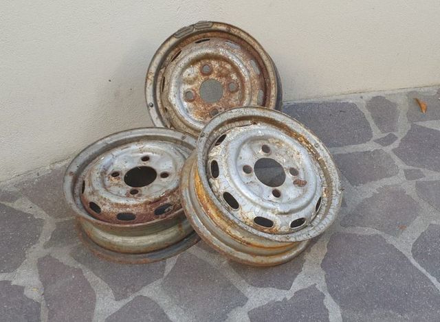 Cerchi in ferro per Fulvia coupe coupé coupè 3 ser