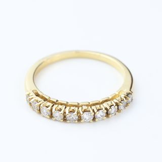 Anillo oro con brillantes
