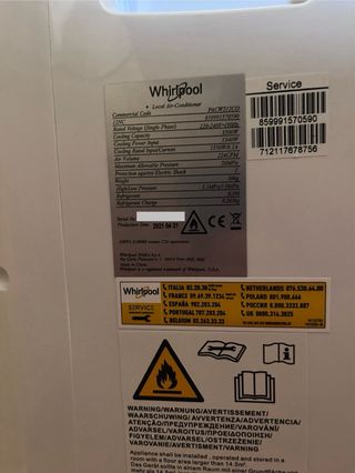 Aire Acondicionado Portátil WHIRLPOOL