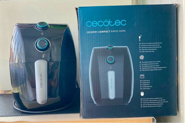 FREIDORA de aire CECOTEC compact rapid black