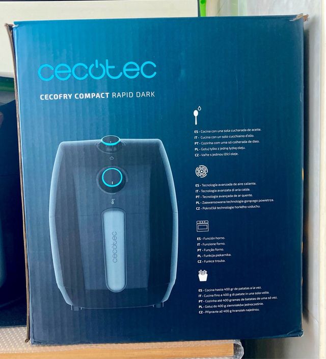 FREIDORA de aire CECOTEC compact rapid black