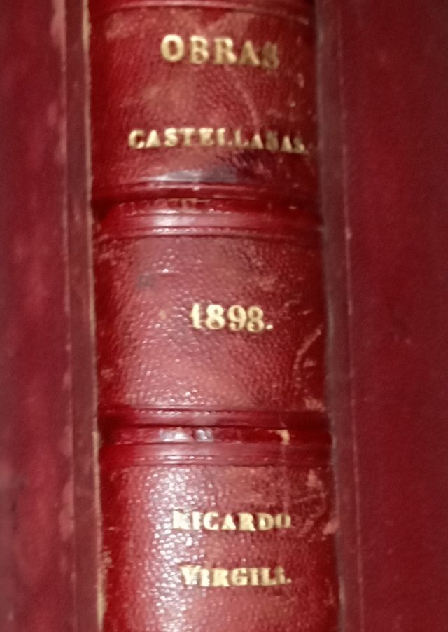 Libro antiguo El arcoiris (Ricardo Virgili 1898) 