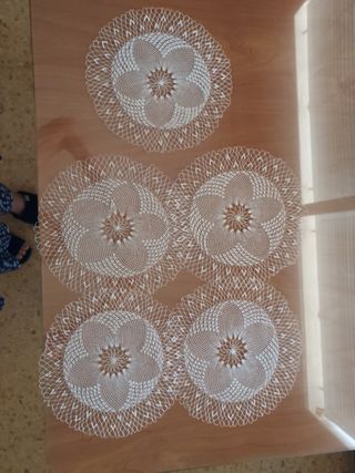 Tapetes de bolillos. Venta en persona.