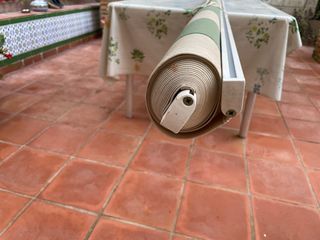 Tendalino verde e bianco 420 cm x 390 cm