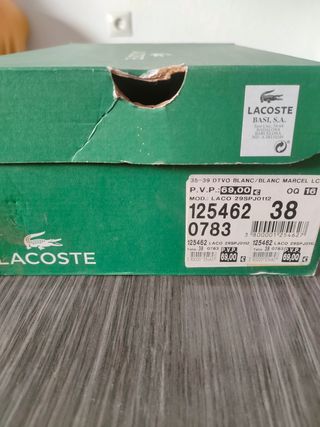 Zapatillas Lacoste 