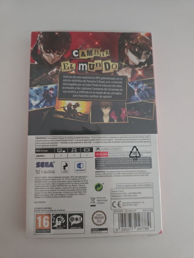 Persona 5 Royal Switch Steelbook