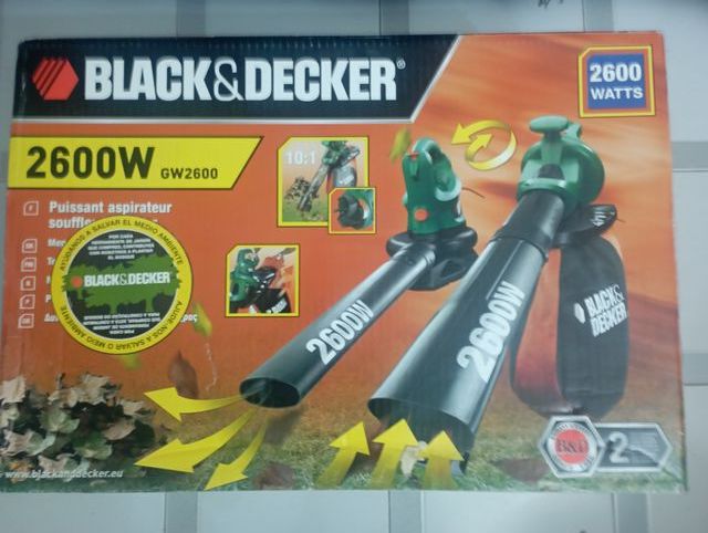 Soplador aspirador triturador Black & Decker nuevo