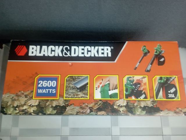 Soplador aspirador triturador Black & Decker nuevo