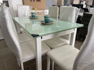 Mesa extensible Dt58 + 6 sillas