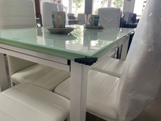 Mesa extensible Dt58 + 6 sillas