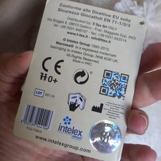 WARMIES - Orsetto riscaldante MICROONDE 