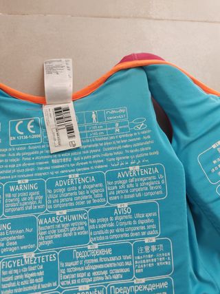 Chaleco flotación natación niños Talla M