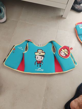 Chaleco flotación natación niños Talla M