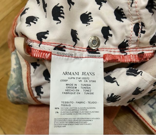 Pantalon vaquero armani jeans