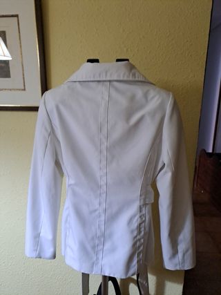Chaqueta blanca entretiempo 