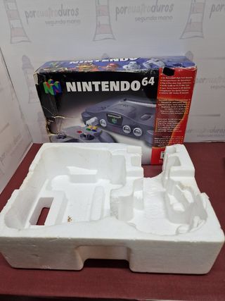 Consola Nintendo 64 en caja 