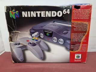 Consola Nintendo 64 en caja 