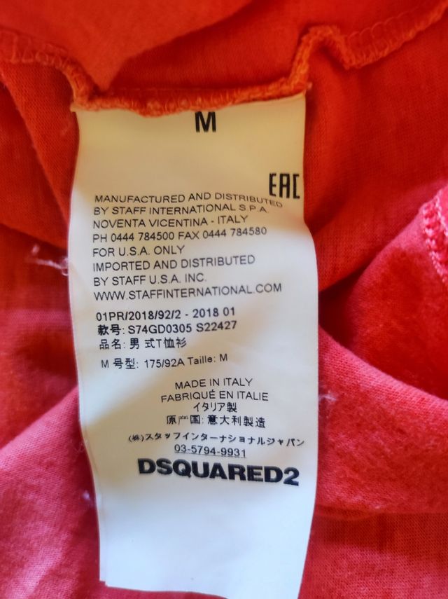 Camiseta Dsquared2