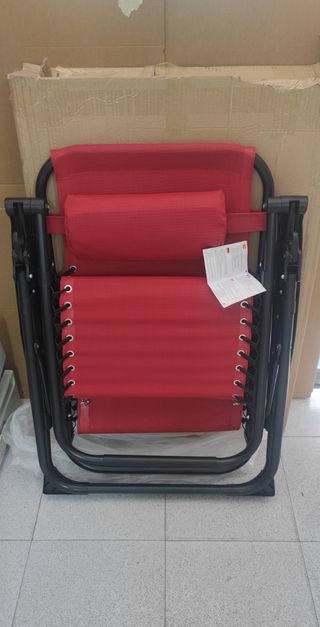 Silla plegable gravedad cero NUEVA
