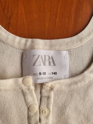 Top blanco Zara S