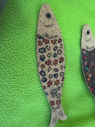 Conjunto de 4 marcadores de livro em cortiça