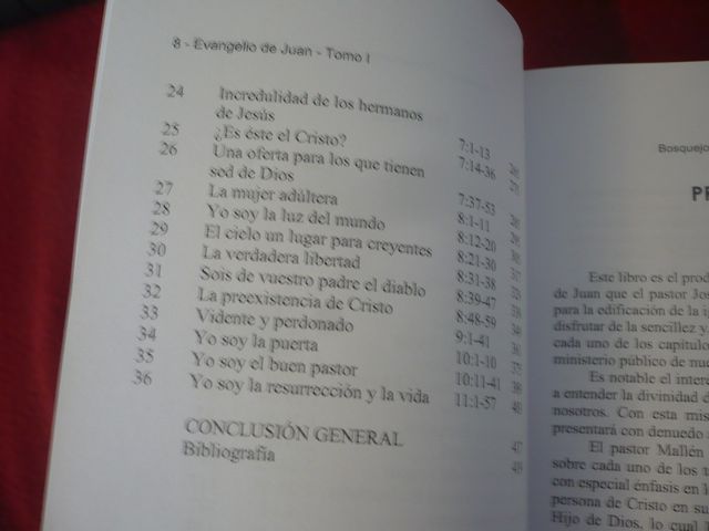 EVANGELIO DE JUAN TOMO I Y II ( MALLEN ) APOSTOL