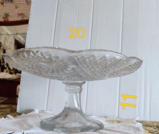 Frutero cristal antiguo