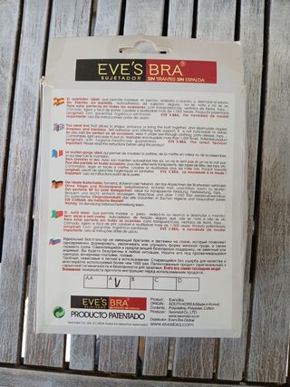 Sujetador sin tirantes