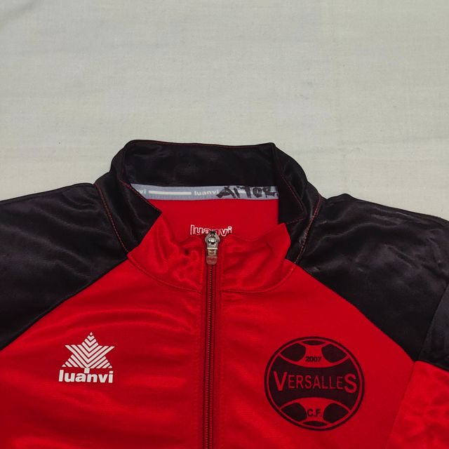 Chaqueta deportiva Luanvi Rojo, Negro