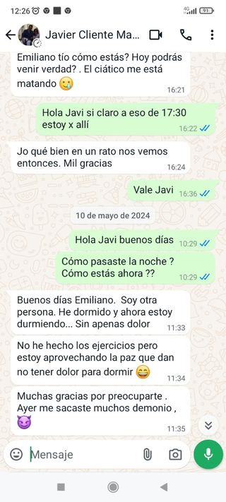 Quiromasajista. Quiropráctico
osteopata...