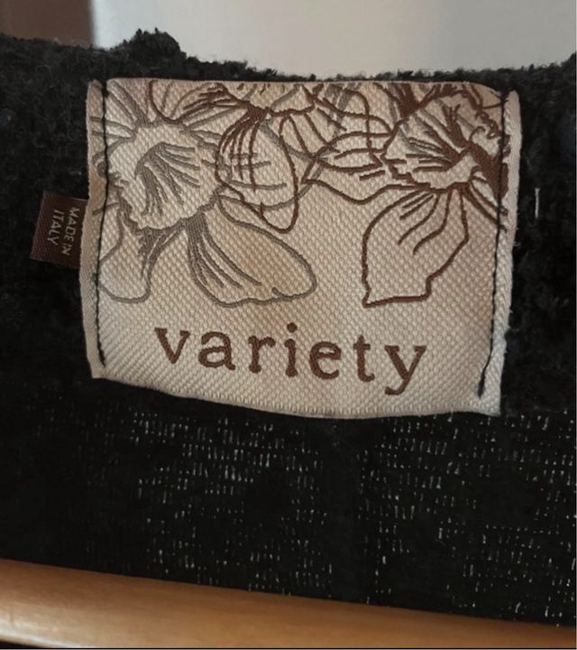 Chanellina nera bouclé Variety