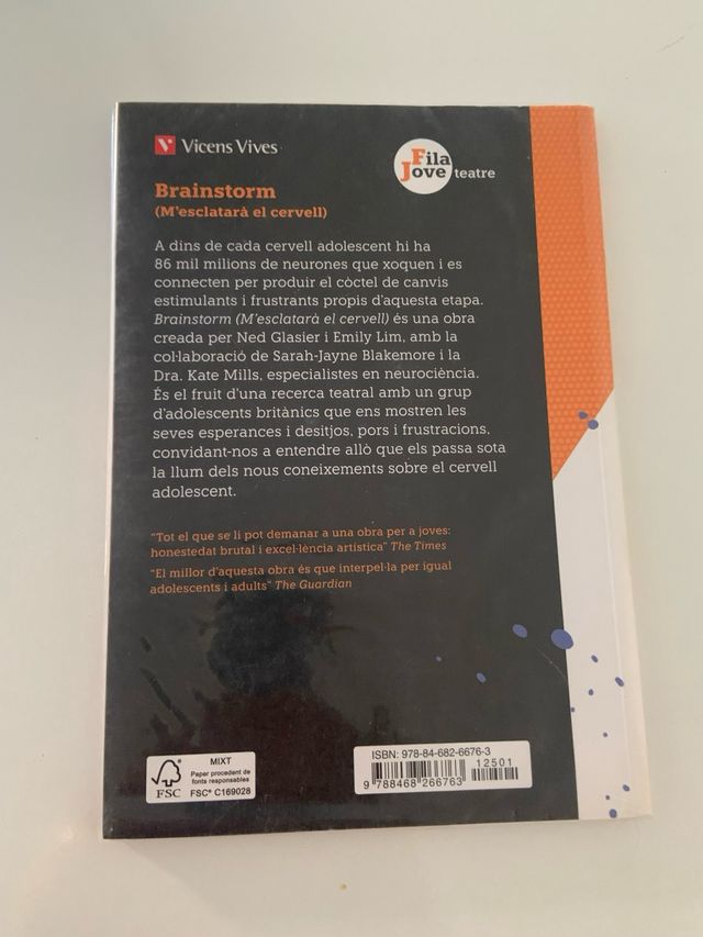 Brainstorm. Libro lectura 1ESO