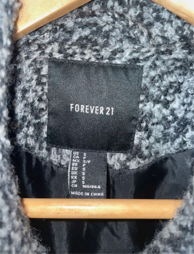 Cappotto Forever21 grigio