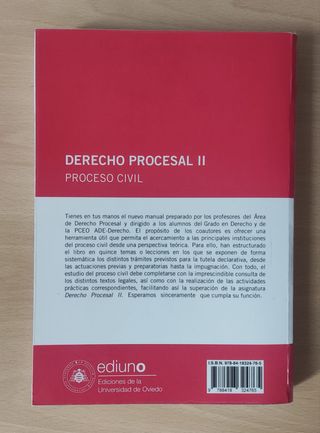 Derecho Procesal II. Proceso Civil
