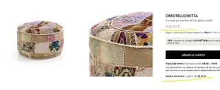 Pouf del designer italiano Oreste Luchetta