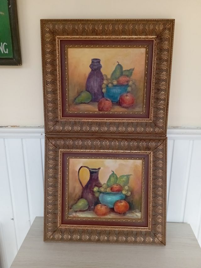 Pareja Bodegones 41x36 