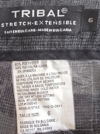 Pantalon TRIBAL stretch extensible